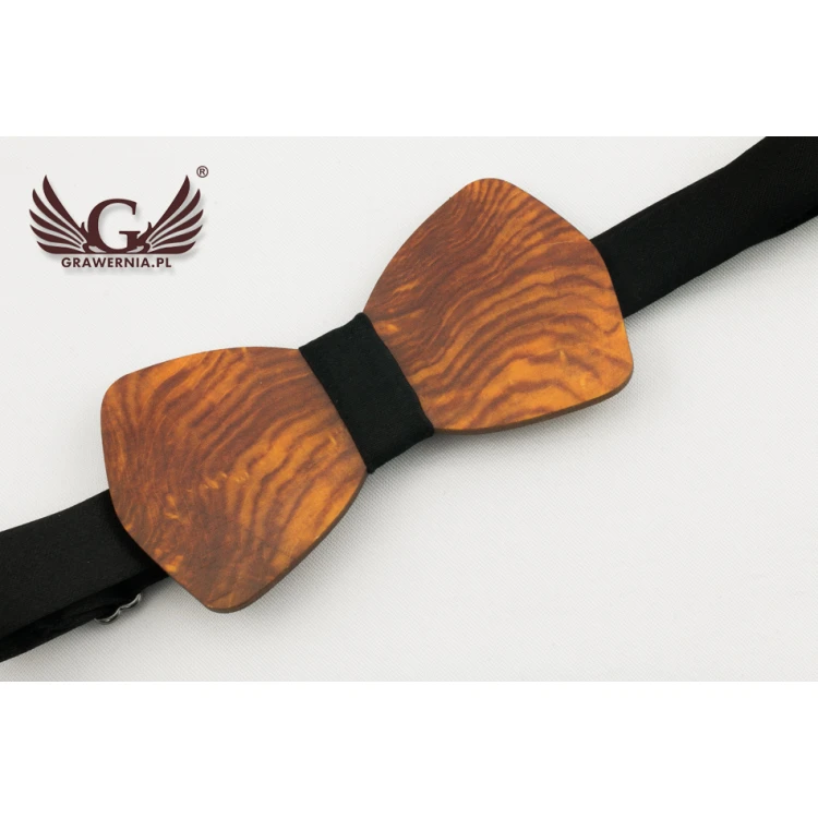 Holzfliege - farbiger UV-Druck - MDR026 (klein)
