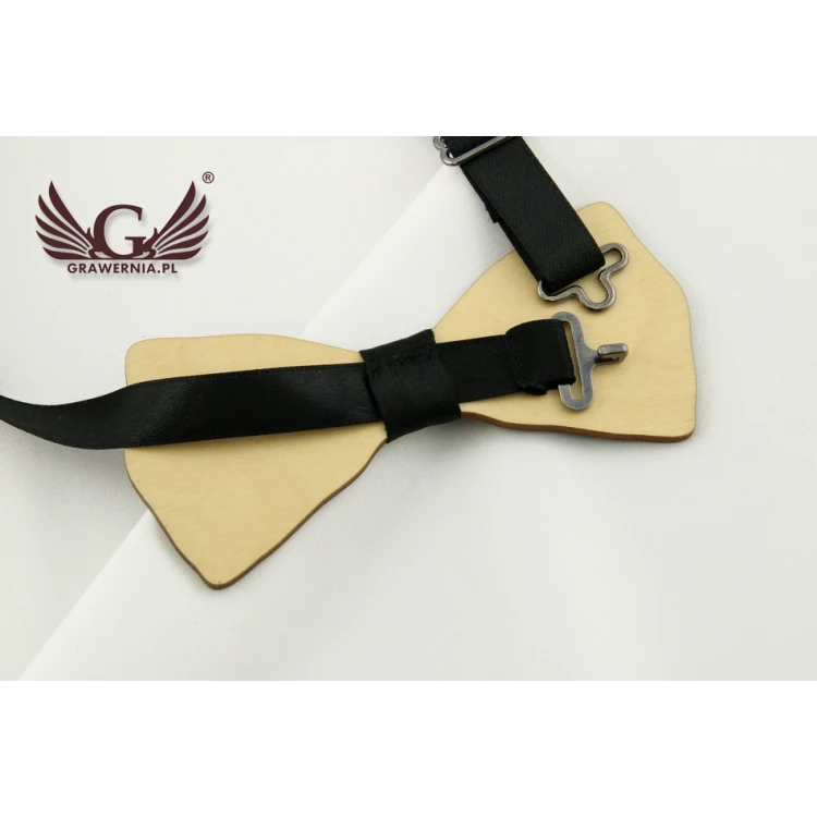 Holzfliege mit beliebiger Grafik - farbiger UV-Druck - MDR006