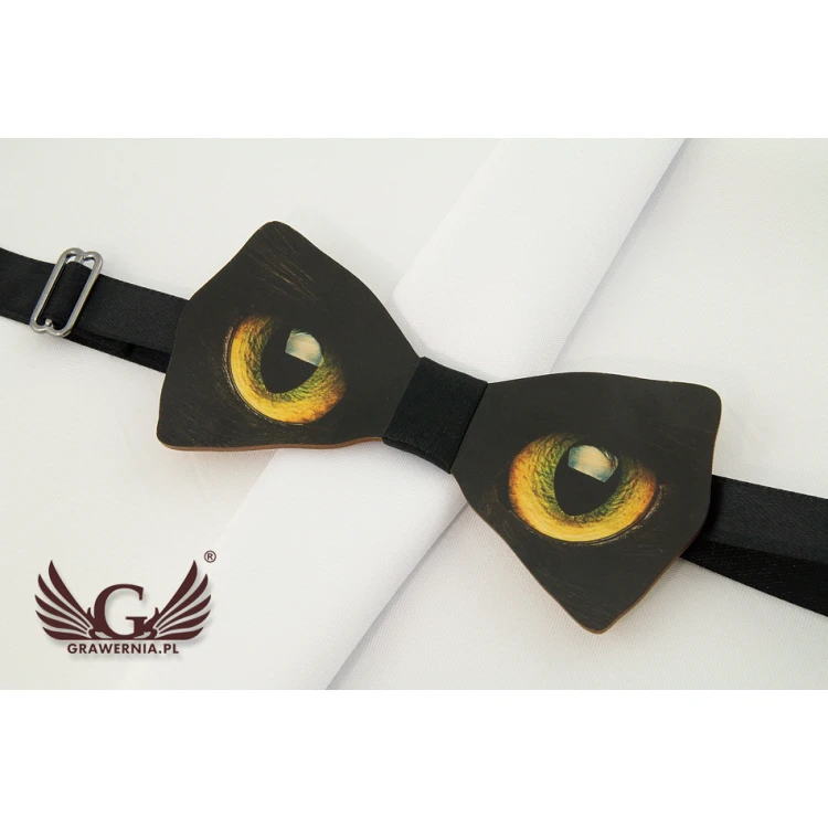 Holzfliege mit beliebiger Grafik - farbiger UV-Druck - MDR006