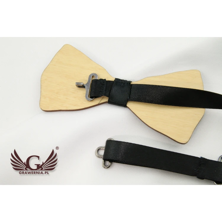 Holzfliege mit beliebiger Grafik - farbiger UV-Druck - MDR016