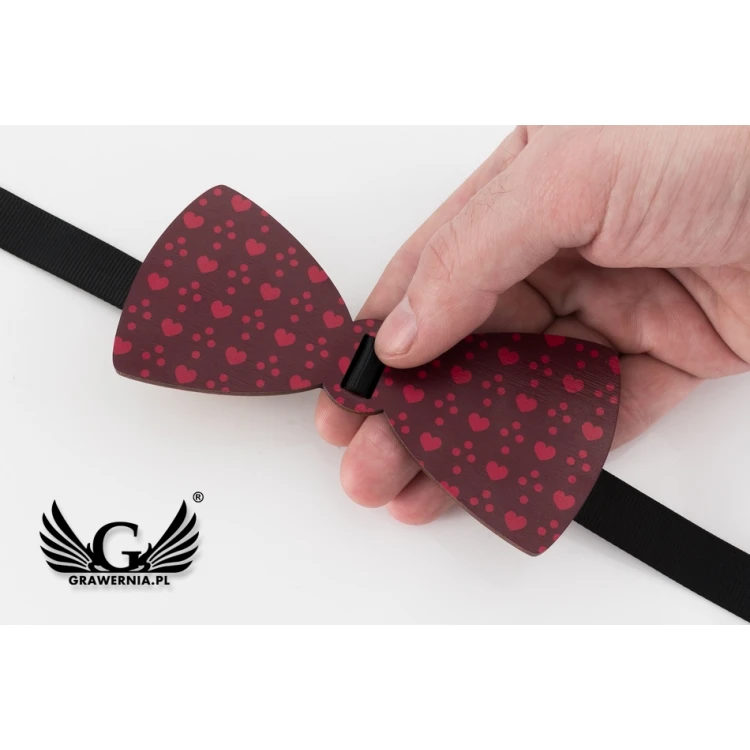 Valentinstagsfliege mit UV-Druck - Valentinstag MDR045