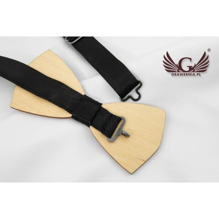 Holzfliege mit Hochzeitsmotiv - farbiger UV-Druck - MDR032