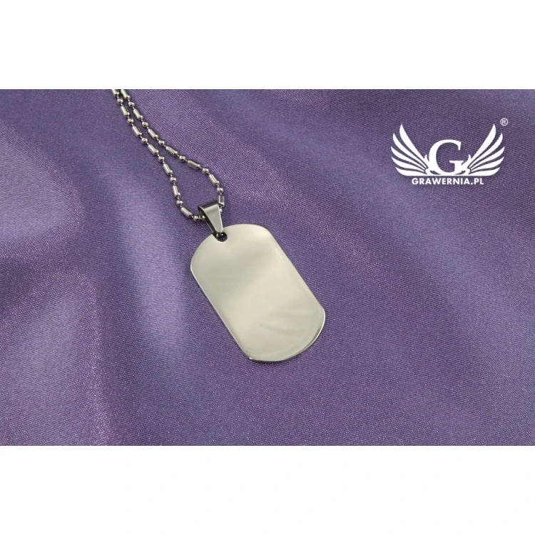 KLEINER DOG-TAG - Metall mit beliebiger Gravur