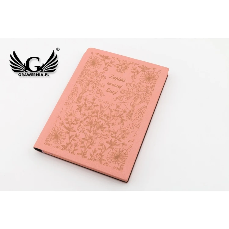 Notizbuch Bellis A5, 160 Seiten - mit Ihrer Gravur - NOT007