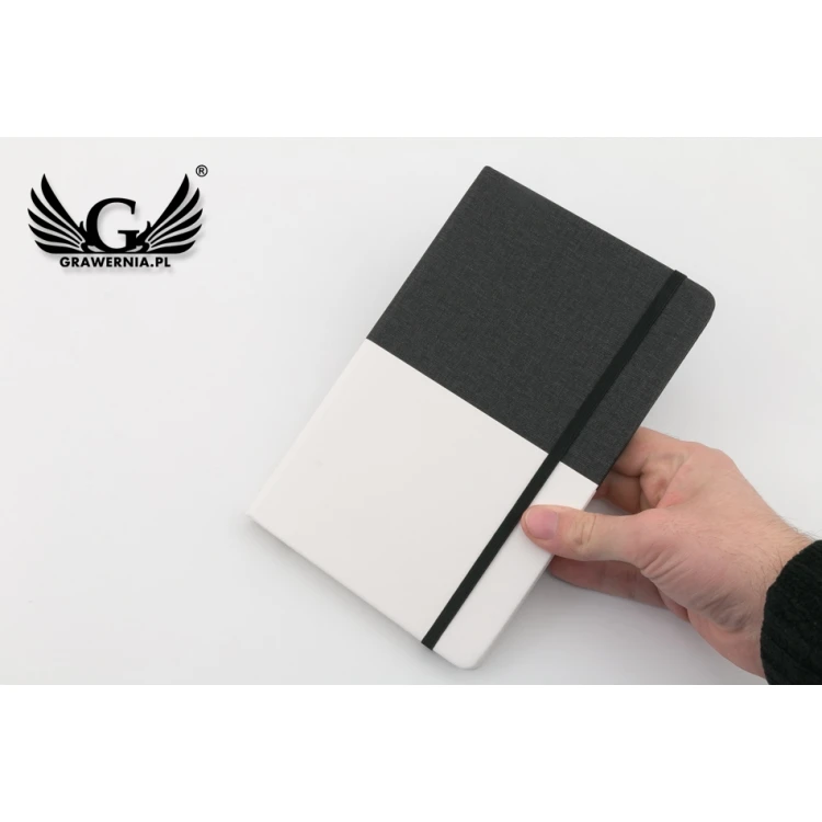 Notizbuch Twin A5, 80 Seiten mit Ihrem Druck - NOT009