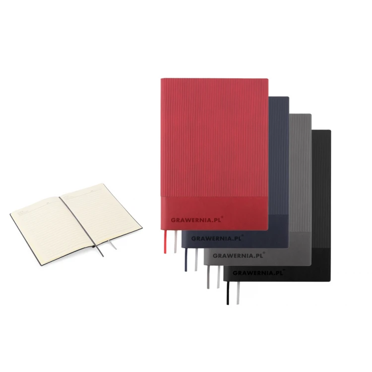Vella Notizbuch A5, 96 Seiten - mit Ihrer Gravur - NOT011