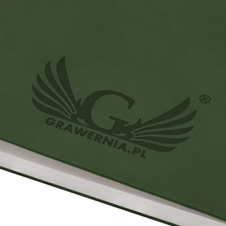 Notizbuch LAREN mit kostenloser Gravur - Abmessungen 148x210 mm (A5-Format) - NOT020
