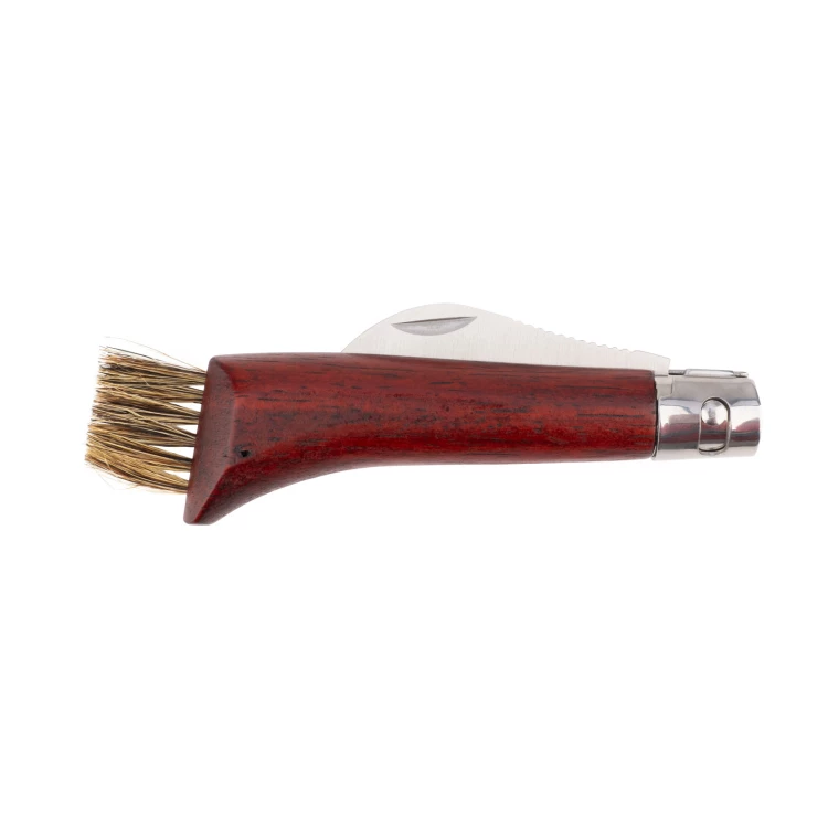 Geschenk für Pilzsammler - Pilzmesser mit Bürste - König des Unterholzes - BP187