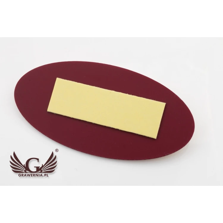 Türnummerierung - ELIPSA - Gold mit farbiger Gravur - ND020 - Abm. 100x50mm
