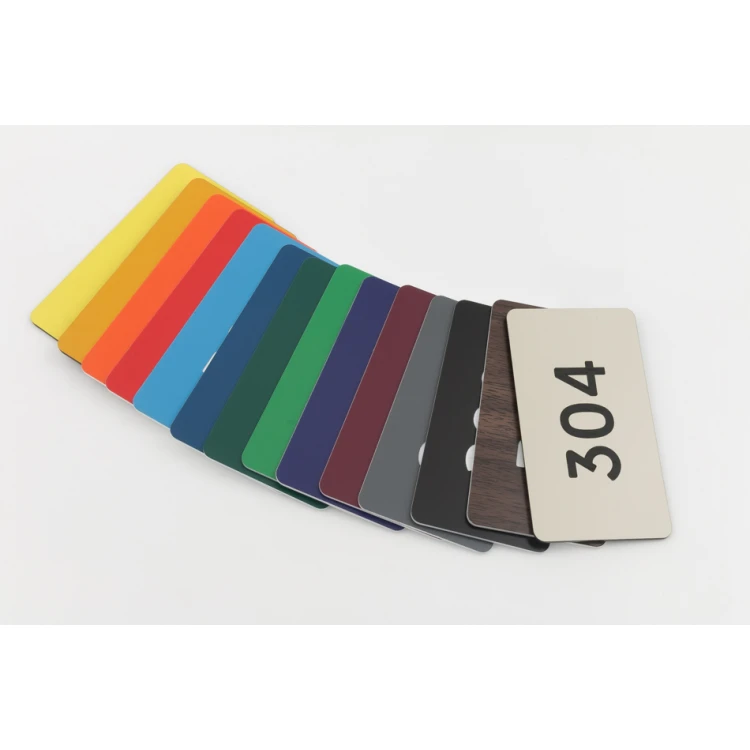 Nummerierung für Türen Multicolor - Abmessungen: 90x50mm - ND024