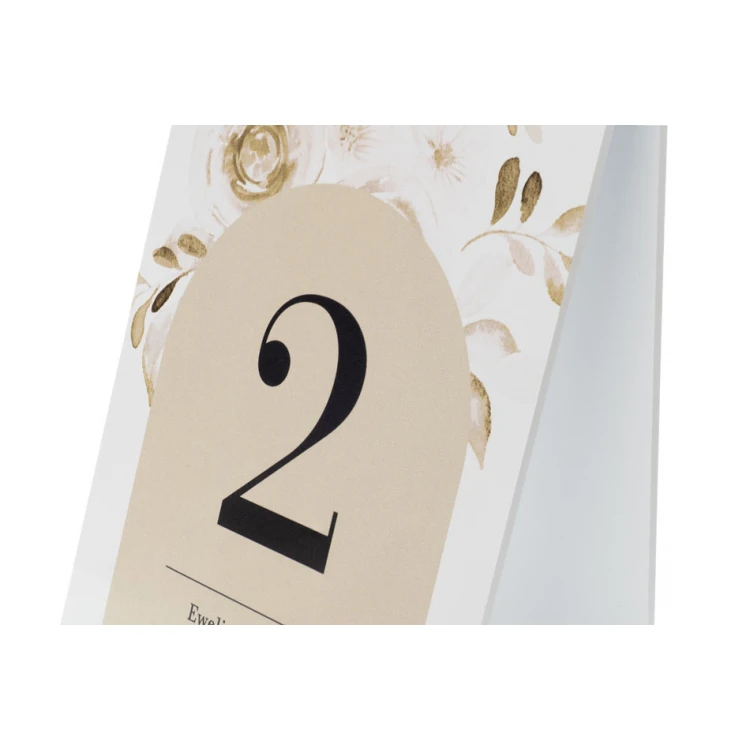 Nummerierung für Hochzeitstische - Höhe 20,5cm - NS008