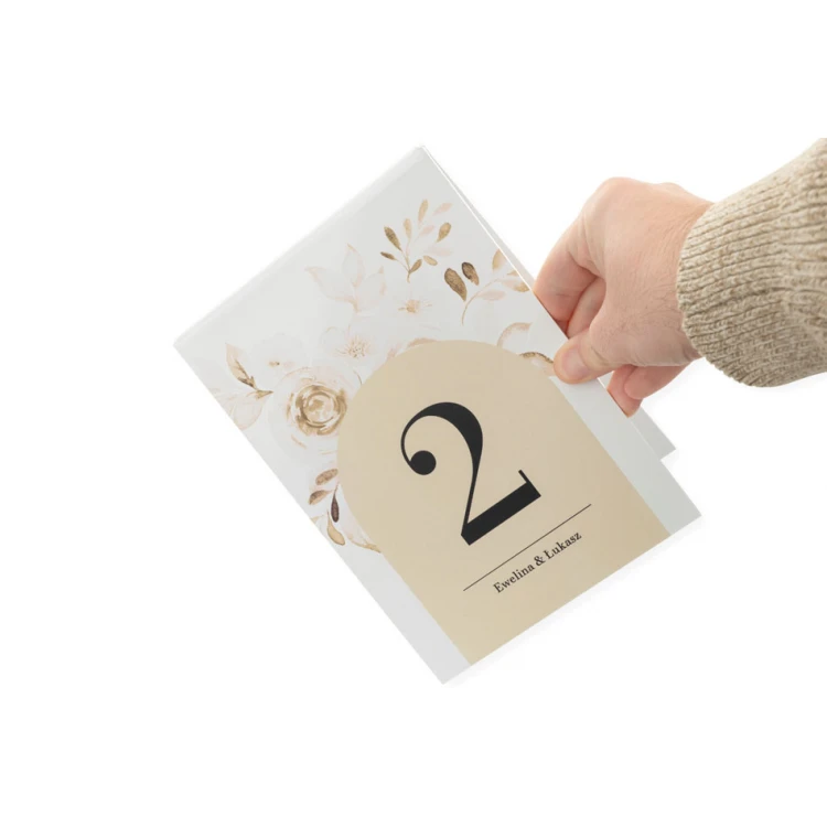 Nummerierung für Hochzeitstische - Höhe 20,5cm - NS008