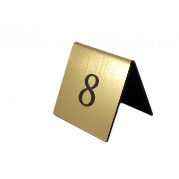 Nummerierung für Tische - Muster NS004 GOLD