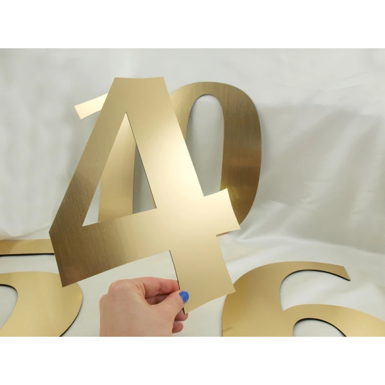 Stockwerknummerierung - Ziffern mit einer Höhe von 30cm - CL004