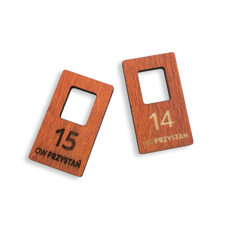 Garderobennummern - Farbe Orange - Athena 1