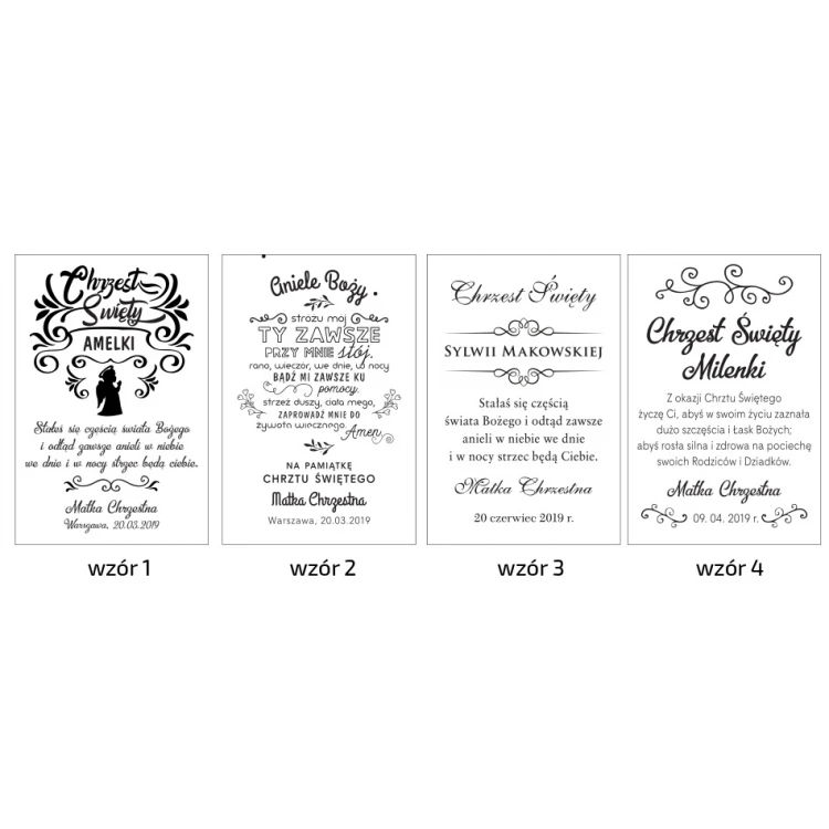 Silbernes Bild Schutzengel Taufgeschenk Größe 9x13cm - 6669S/2X