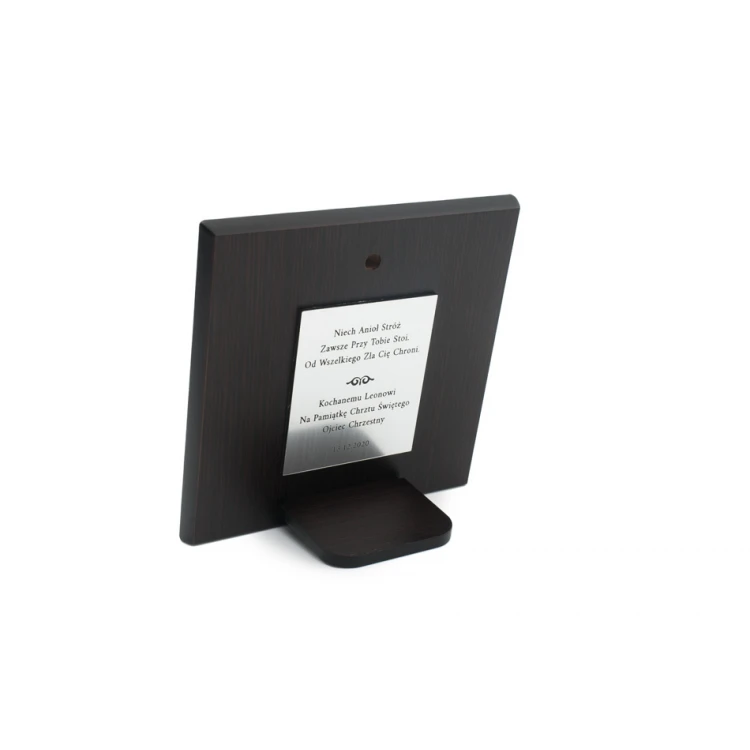 Silbernes Bild Dein Schutzengel 11x11 cm - DS14/2