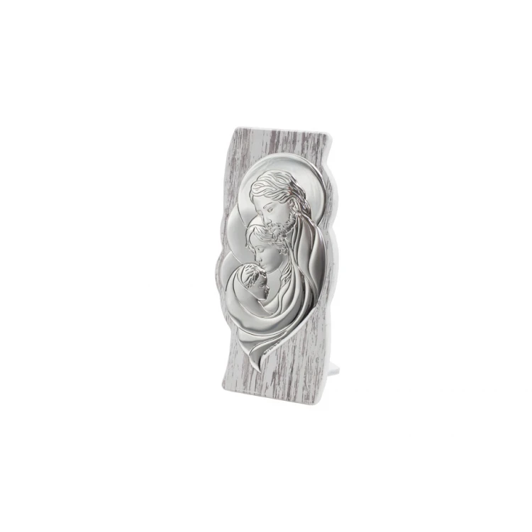 Bild Silberne Heilige Familie Größe 8,5x18,5cm - 6585/3S
