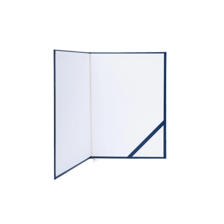 Hülle für Diplom Elegant - Blau - beliebiger UV-Druck - ET057