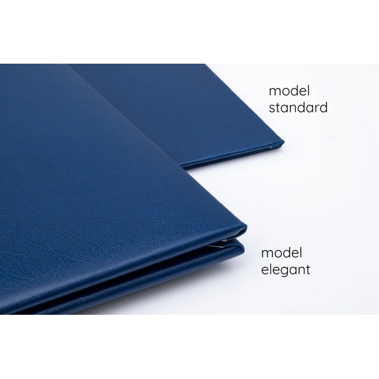 Hülle für Diplom Elegant - Blau - beliebiger UV-Druck - ET057