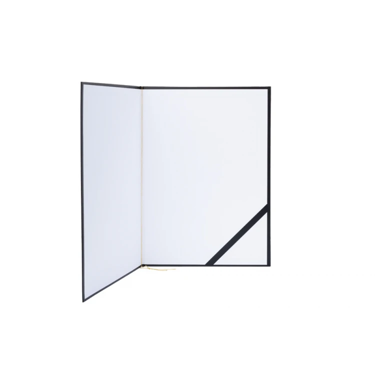 Standard-Diplomhülle - Schwarz - beliebiger UV-Druck - ET050