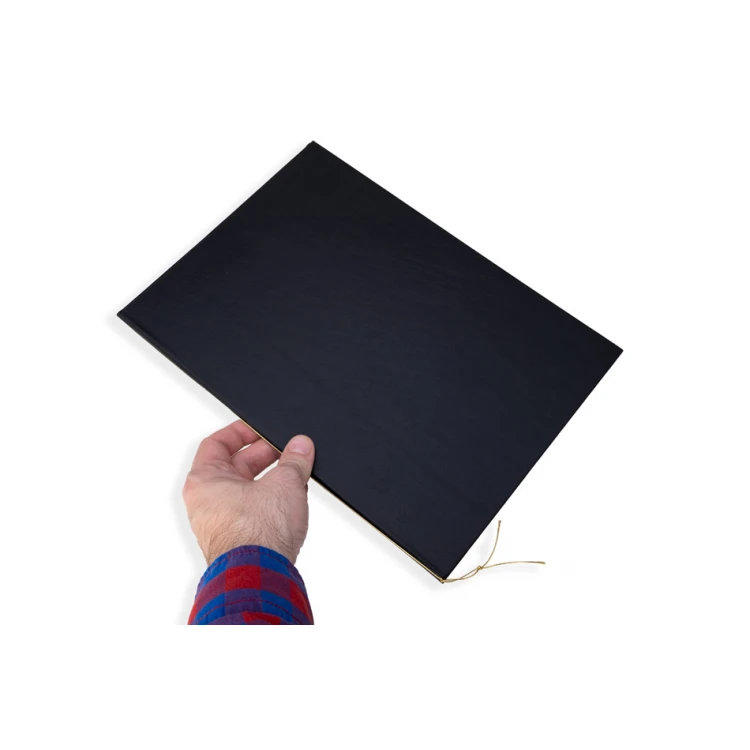 Standard-Diplomhülle - Schwarz - beliebiger UV-Druck - ET050