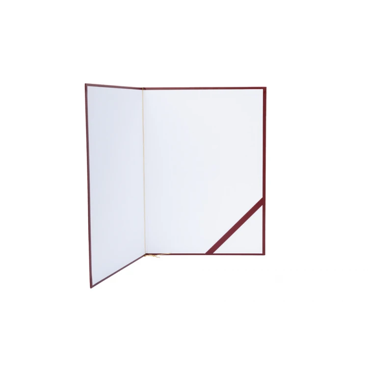 Hülle für Diplom Standard - rot - beliebiger UV-Druck - ET051