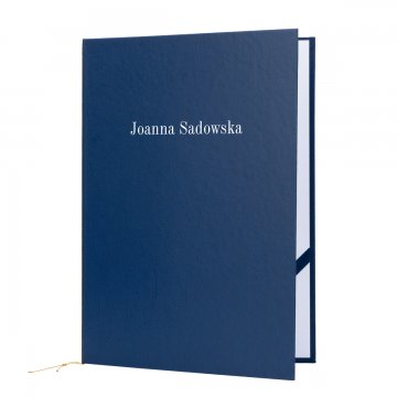Standard-Diplomhülle - Blau - beliebiger UV-Druck - ET053