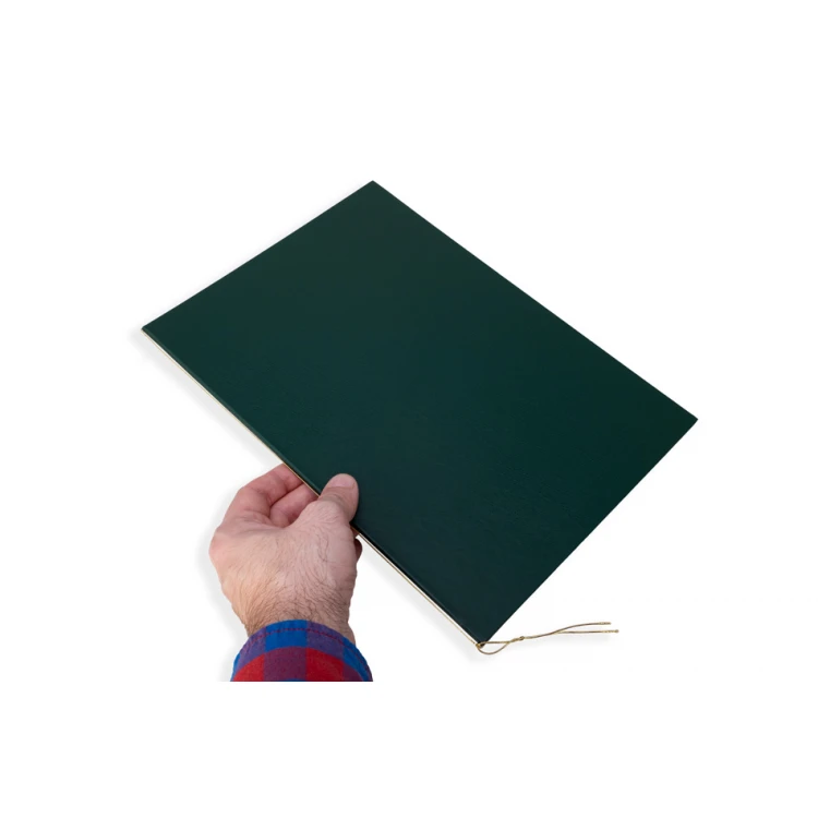 Standard-Diplomhülle - grün - beliebiger UV-Druck - ET052