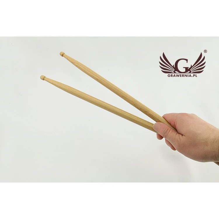 Schlagzeugstöcke PERQS HICKORY FUSION II mit individuellem Druck - Geschenk für Schlagzeuger