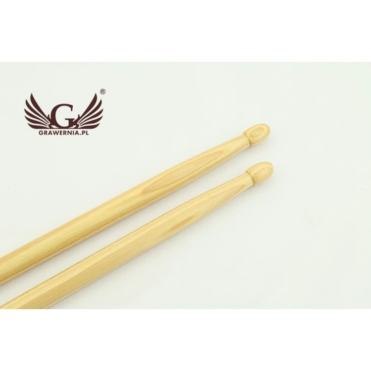 Schlagzeugstöcke PERQS HICKORY 140B mit individuellem Druck - Geschenk für Schlagzeuger