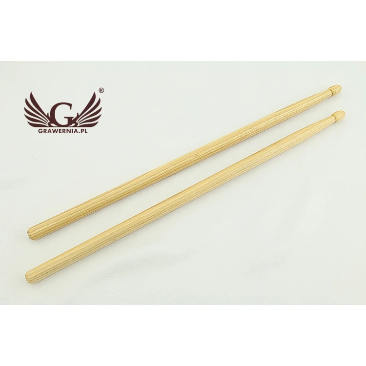Schlagzeugstöcke PERQS HICKORY 140B mit individuellem Druck - Geschenk für Schlagzeuger