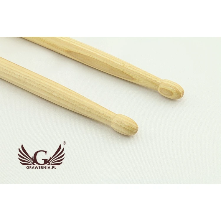 Schlagzeugstöcke PERQS HICKORY 140B mit individuellem Druck - Geschenk für Schlagzeuger