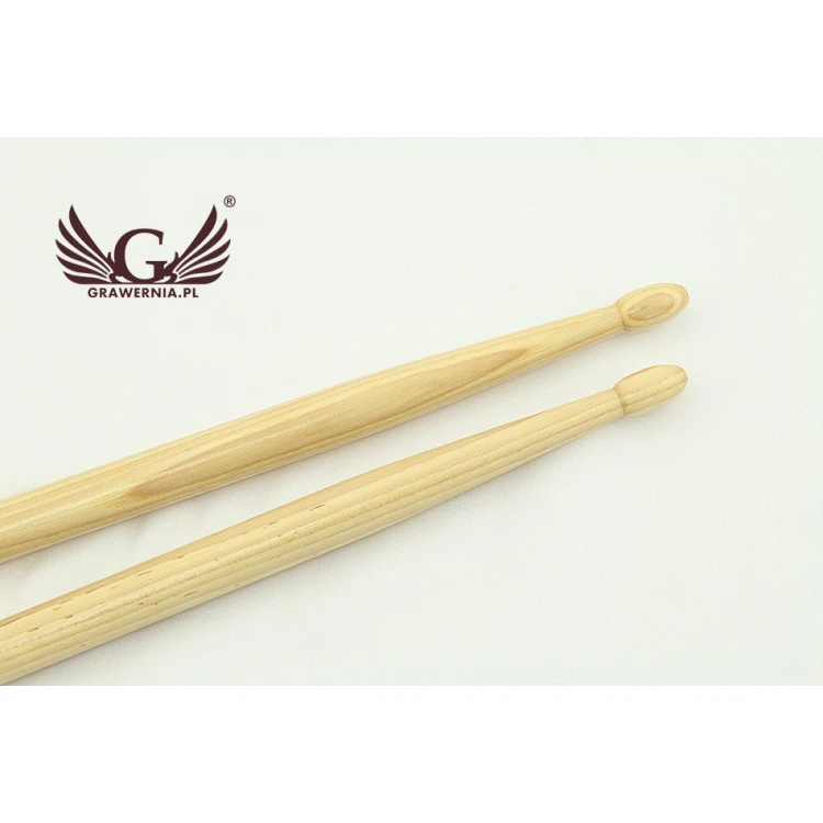 Schlagzeugstöcke PERQS HICKORY 140A mit individuellem Druck - Geschenk für Schlagzeuger