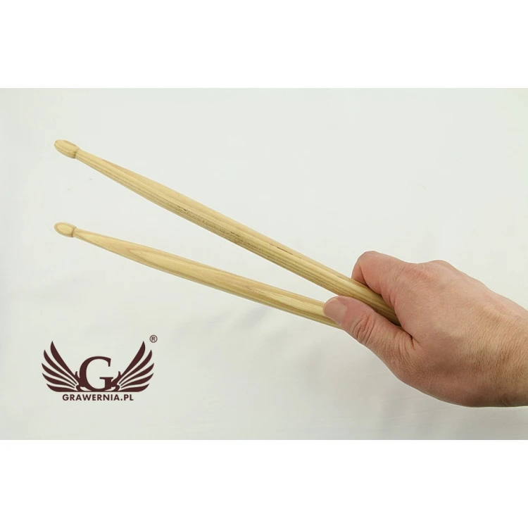 Schlagzeugstöcke PERQS HICKORY 140A mit individuellem Druck - Geschenk für Schlagzeuger