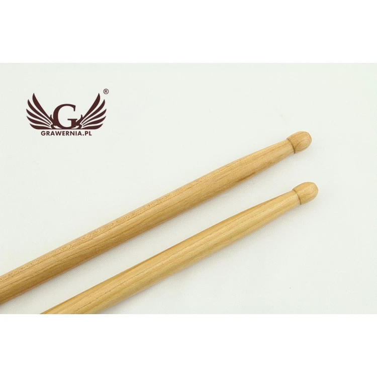 Schlagzeugstöcke PERQS HICKORY 135B mit individuellem Druck - Geschenk für Schlagzeuger