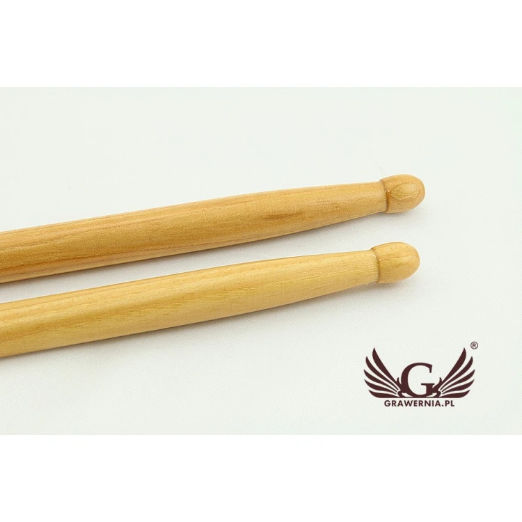 Schlagzeugstöcke PERQS HICKORY 135B mit individuellem Druck - Geschenk für Schlagzeuger