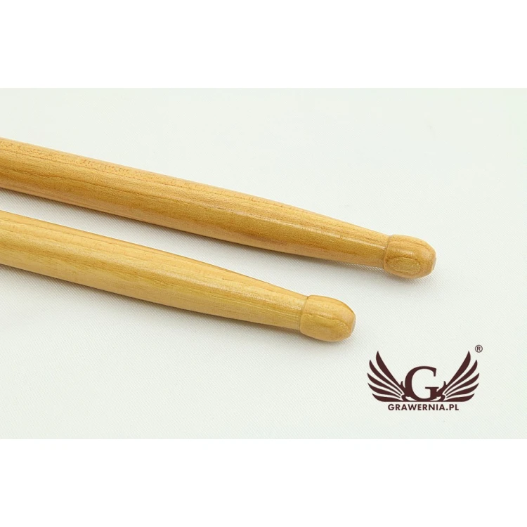 Schlagzeugstöcke PERQS HICKORY 135B mit individuellem Druck - Geschenk für Schlagzeuger