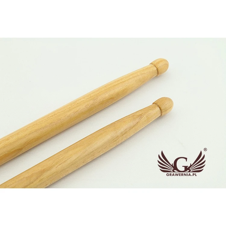 Schlagzeugstöcke PERQS HICKORY 135B mit individuellem Druck - Geschenk für Schlagzeuger