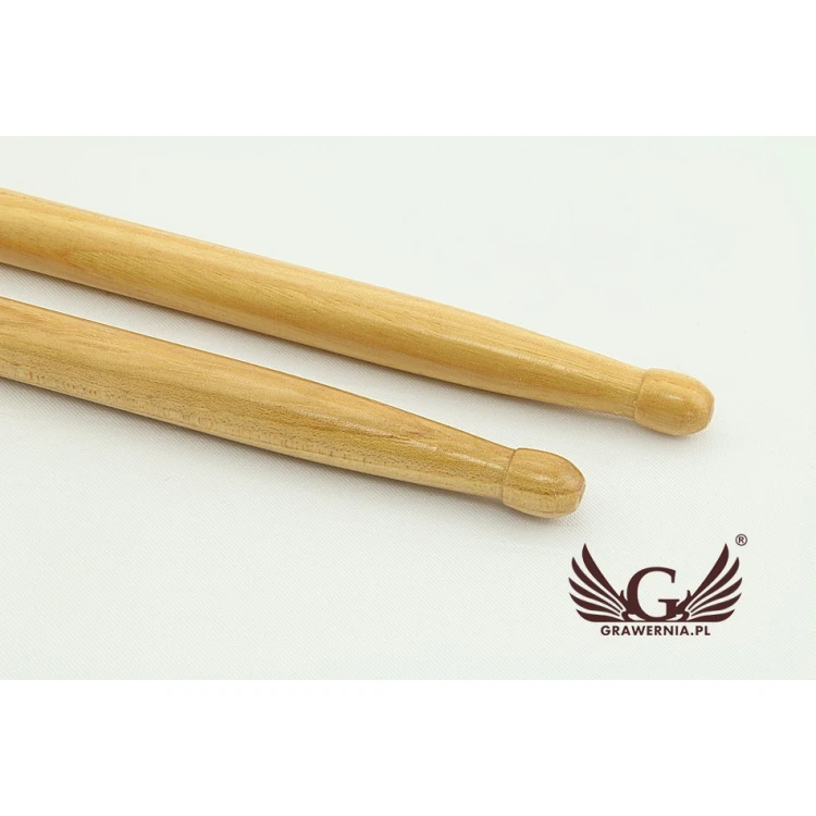 Schlagzeugstöcke PERQS HICKORY 135B mit individuellem Druck - Geschenk für Schlagzeuger