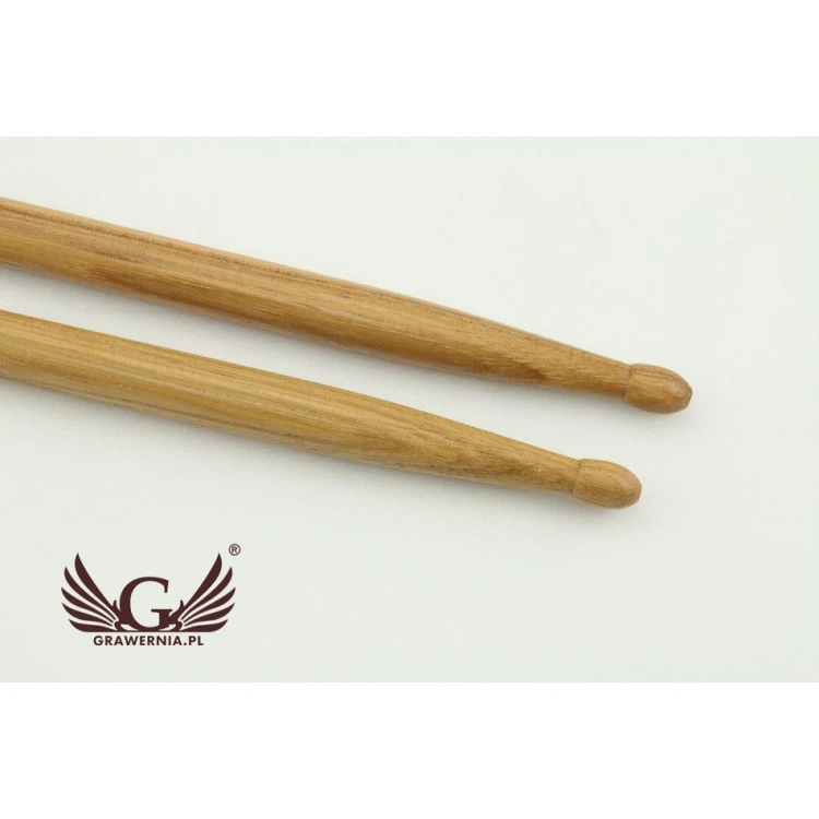 Schlagzeugstöcke PERQS HICKORY 135A mit beliebigem Druck oder Gravur - Geschenk für den Schlagzeuger