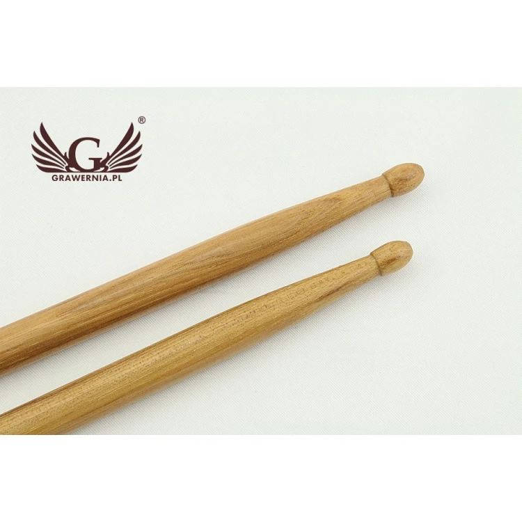 Schlagzeugstöcke PERQS HICKORY 135A mit beliebigem Druck oder Gravur - Geschenk für den Schlagzeuger