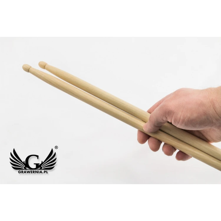 Schlagzeugstöcke PERQS JAZZ 135B mit individuellem Druck oder Gravur - Geschenk für Schlagzeuger
