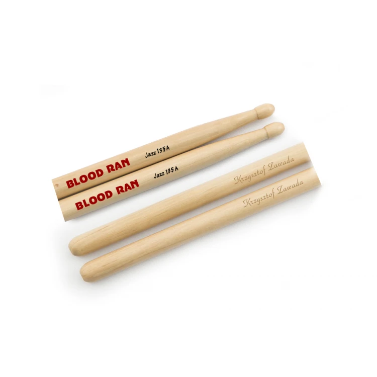 Schlagzeugstöcke PERQS JAZZ 135A mit beliebigem Druck oder Gravur - Geschenk für Schlagzeuger