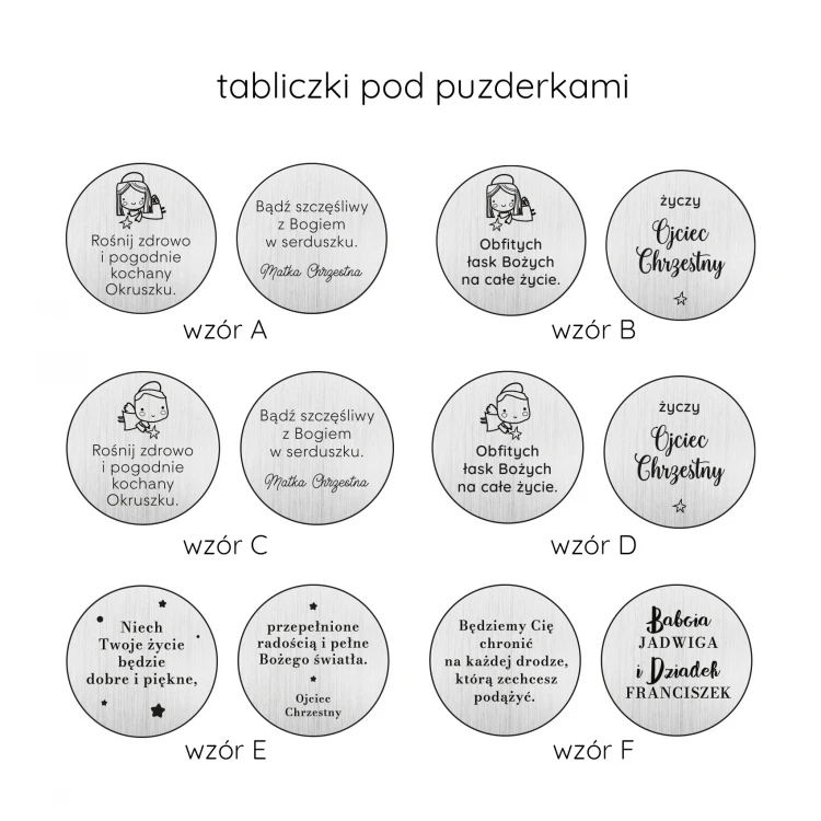 Andenken an die Heilige Taufe - Perlmutt-Döschen für den ersten Zahn und eine Haarlocke - PCS004