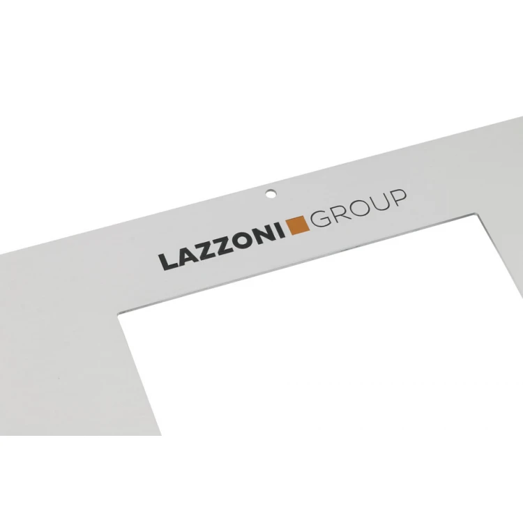 Frontplatte für Maschinen - silbernes eloxiertes Aluminium - Dicke: 2mm - PCZ025