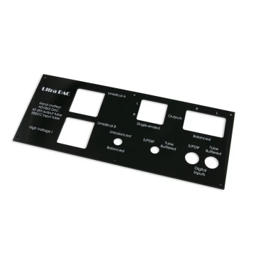 Frontplatte mit den Abmessungen 284x114mm - Digitaler UV-Druck