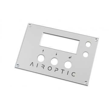 Frontplatte aus eloxiertem Aluminium Abm. 100x160mm - Stärke 2mm
