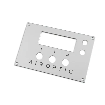 Frontplatte aus eloxiertem Aluminium Abm. 100x160mm - Stärke 2mm