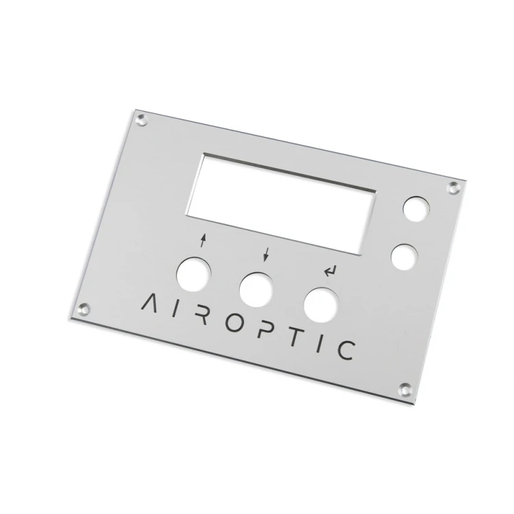 Frontplatte aus eloxiertem Aluminium Abm. 100x160mm - Stärke 2mm